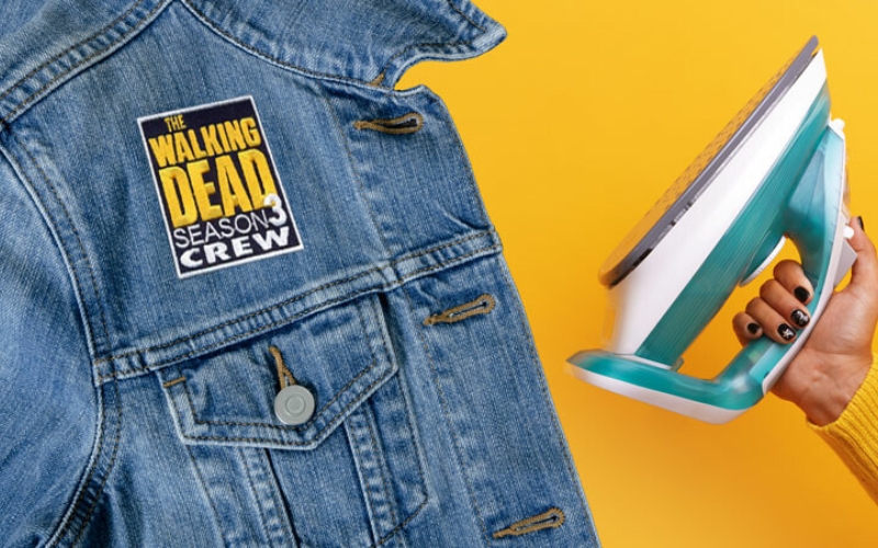 Heat and steam provide an effective method for removing many iron-on patches