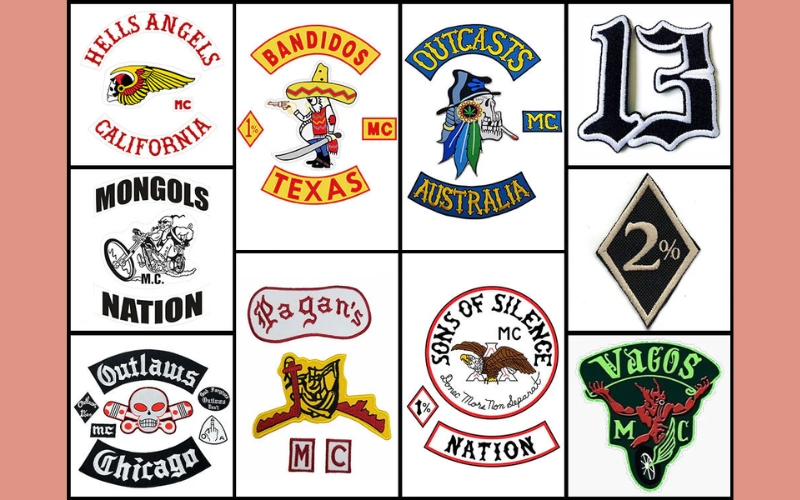 Club-specific patches are exclusively worn by members deemed worthy by club leadership