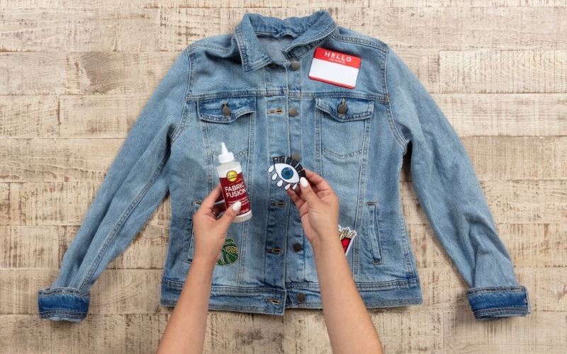 Several no-sew alternatives offer quick and convenient patch application for letterman jackets