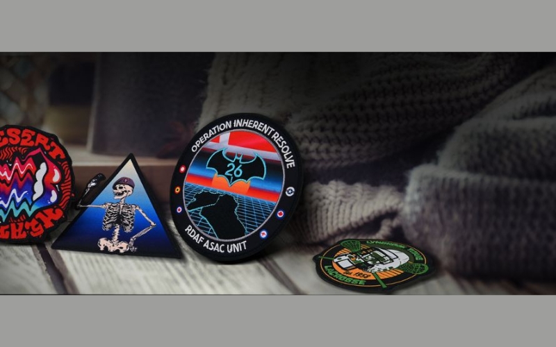 Printed patches frequently employ heat-transfer technology to create vibrant