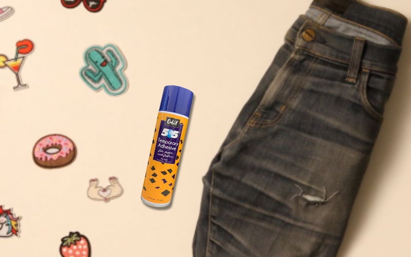 Applying adhesive spray is remarkably straightforward for both textiles and garments