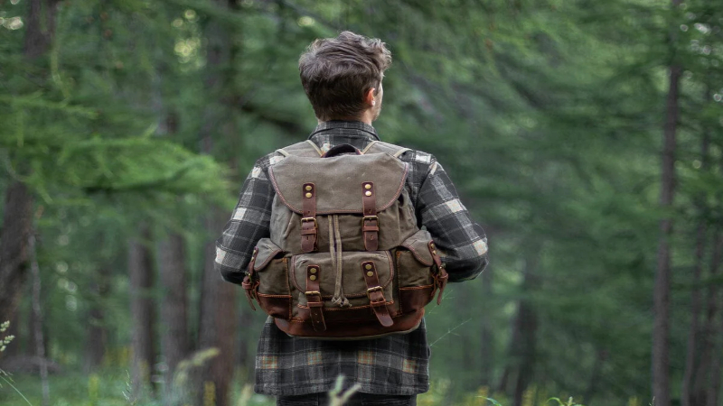 Canvas backpacks remain a popular choice for patch enthusiasts due to their durability and texture