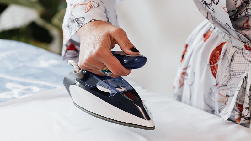 Applying iron-on patches is quick and easy