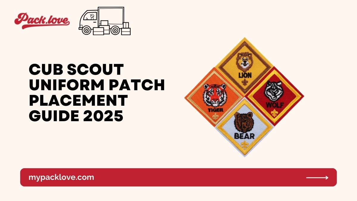 Cub Scout Uniform Patch Placement Guide 2025