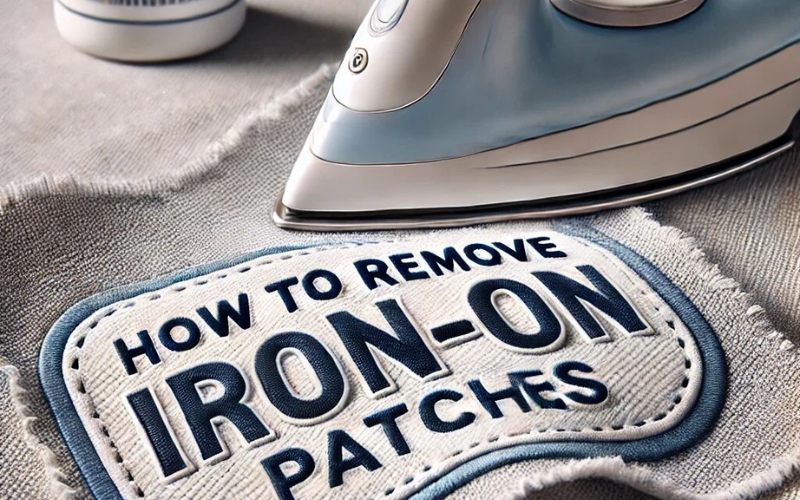 Using a low-heat source like a hair dryer or an iron on its lowest setting