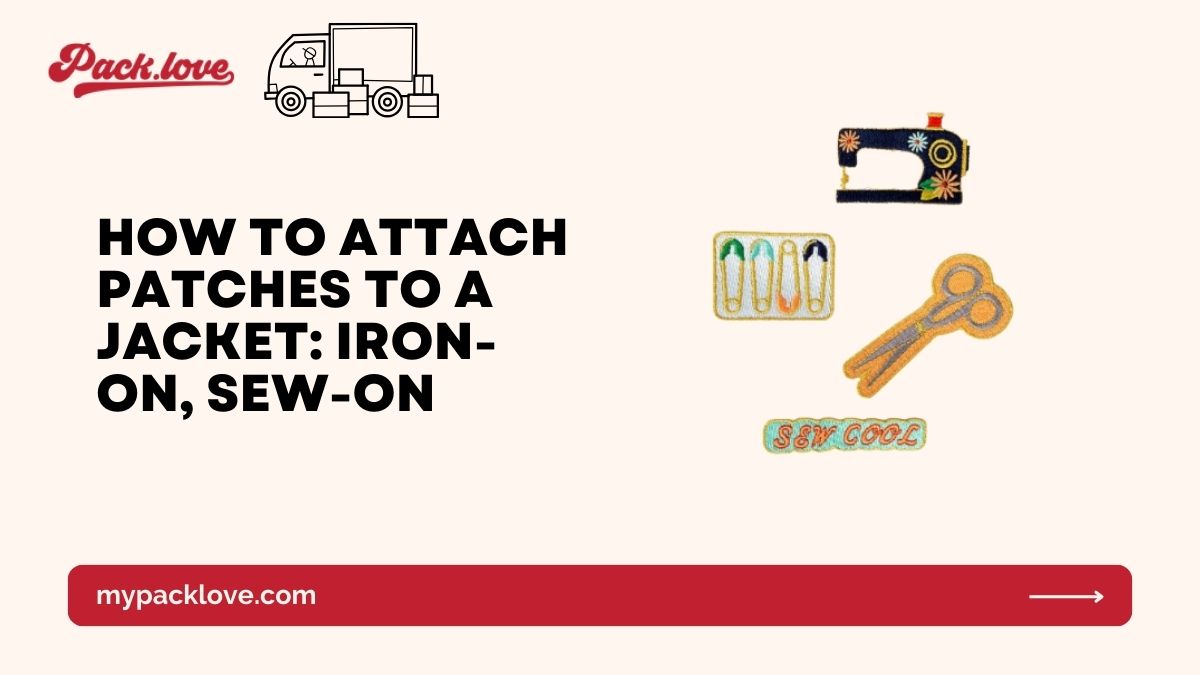 How to Attach Patches to a Jacket: Iron-On, Sew-On & More