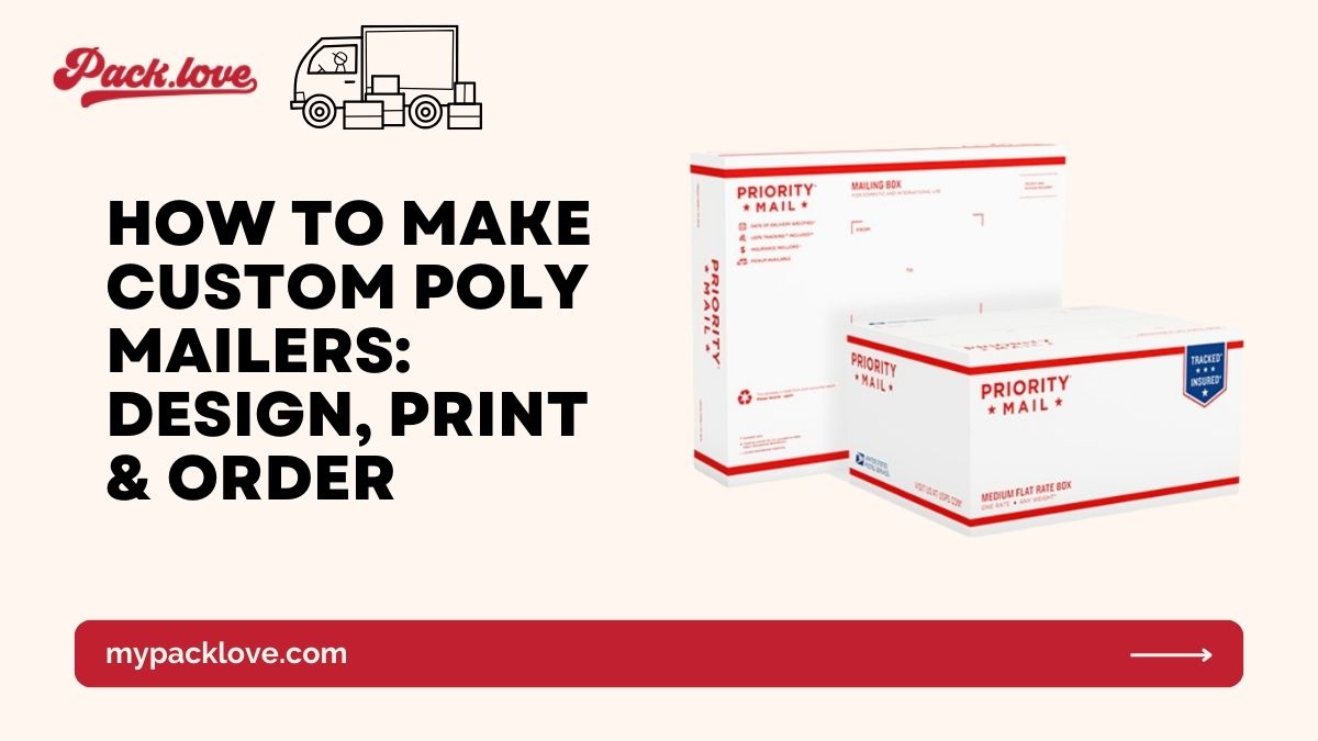 How to make custom poly mailers: Design, print & order