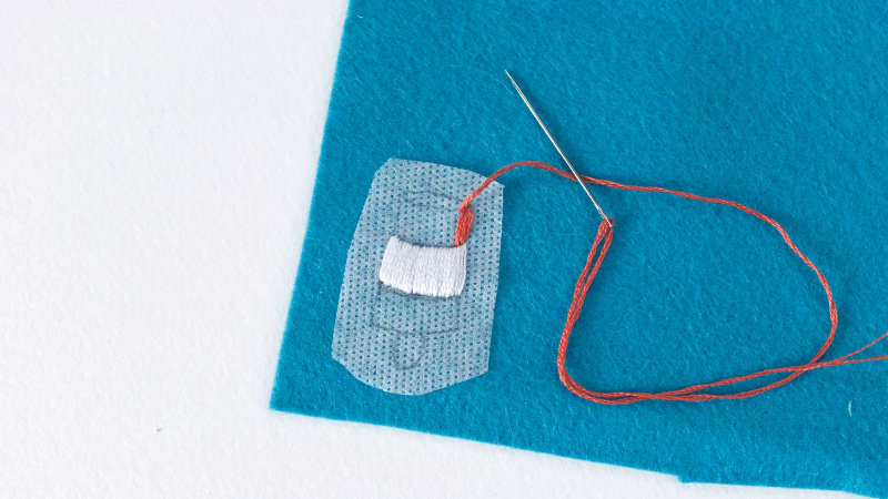 Create your hand-embroidered patches using basic stitches