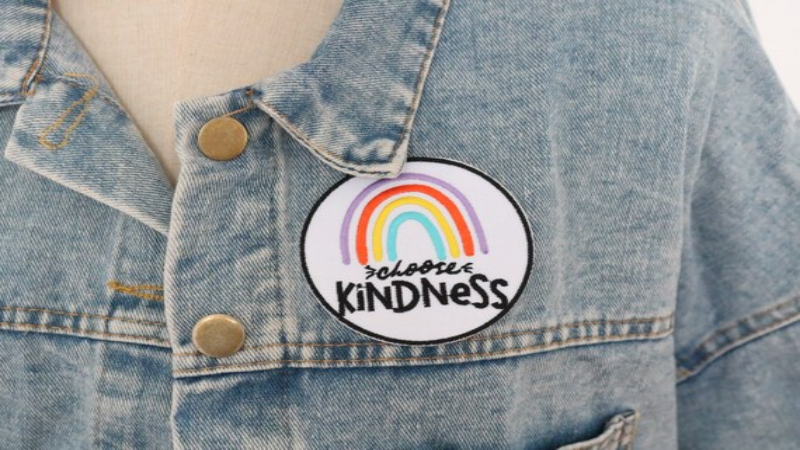 Carefully position the weeded HTV onto your patch material