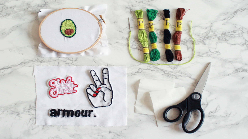 Appropriate needles and thread are crucial for successful embroidery