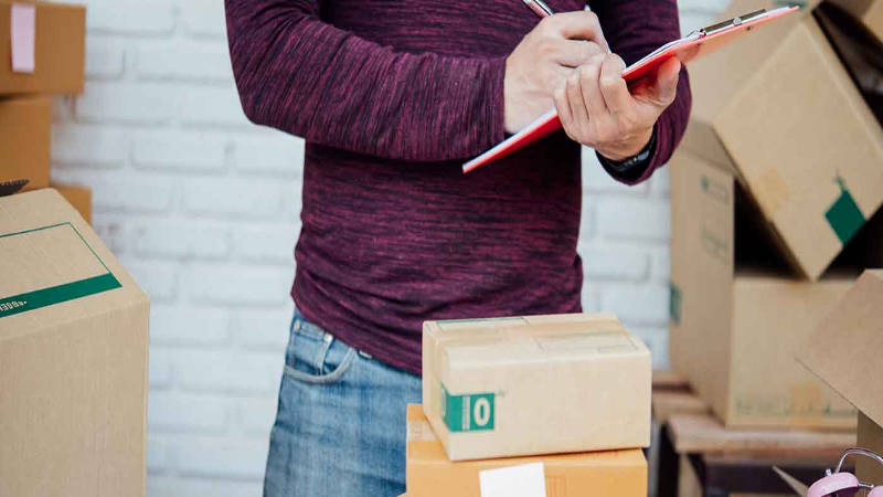 With your adjusted measurements in hand, consult a poly mailer size chart to find the best fit