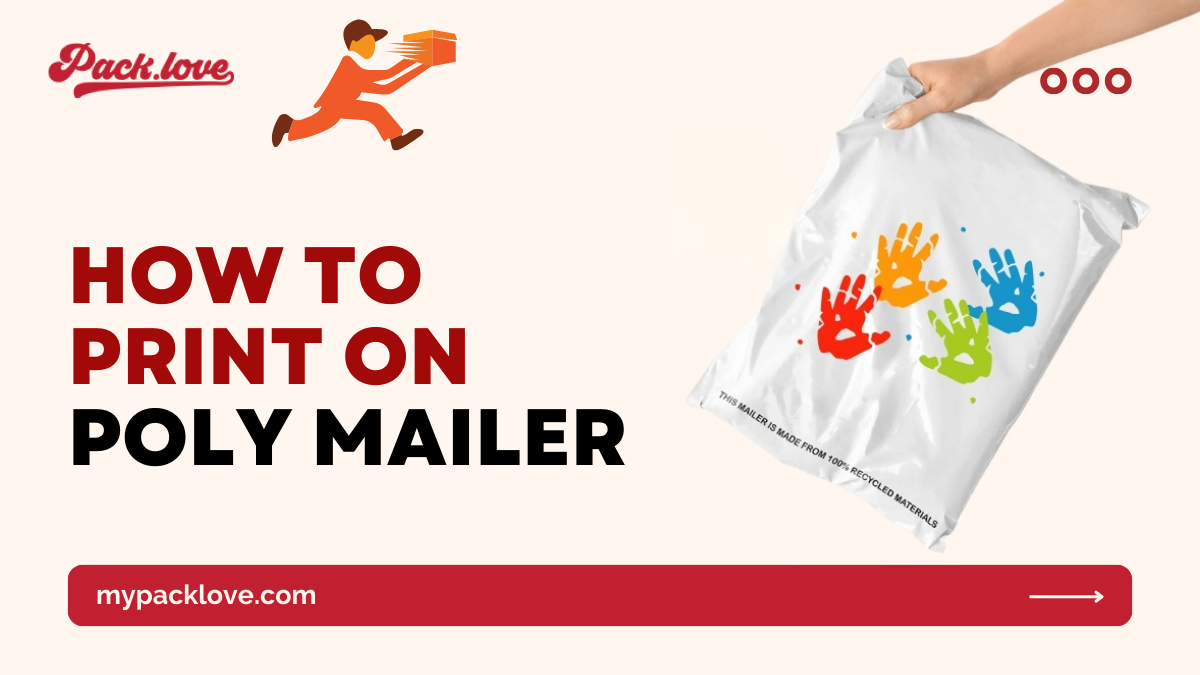 How to print on poly mailer