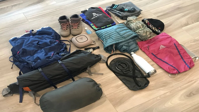 Before applying the patch, clean the designated area of the backpack thoroughly