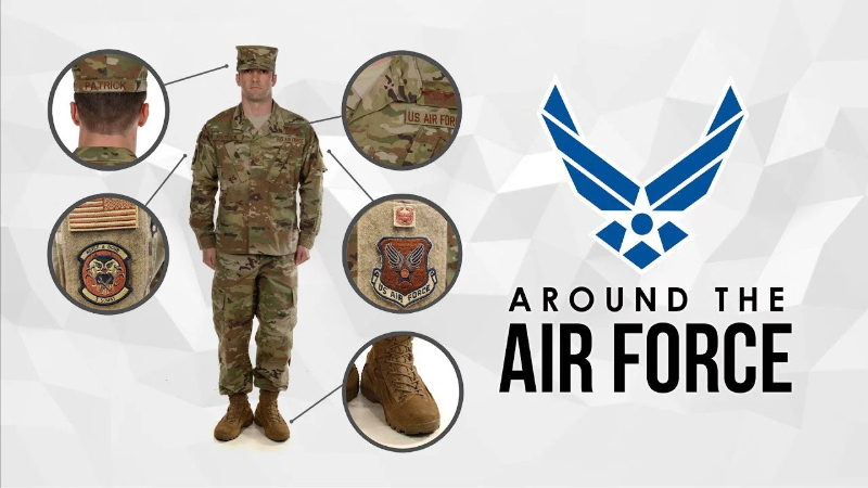 This guide focuses on Air Force patch placement regulations