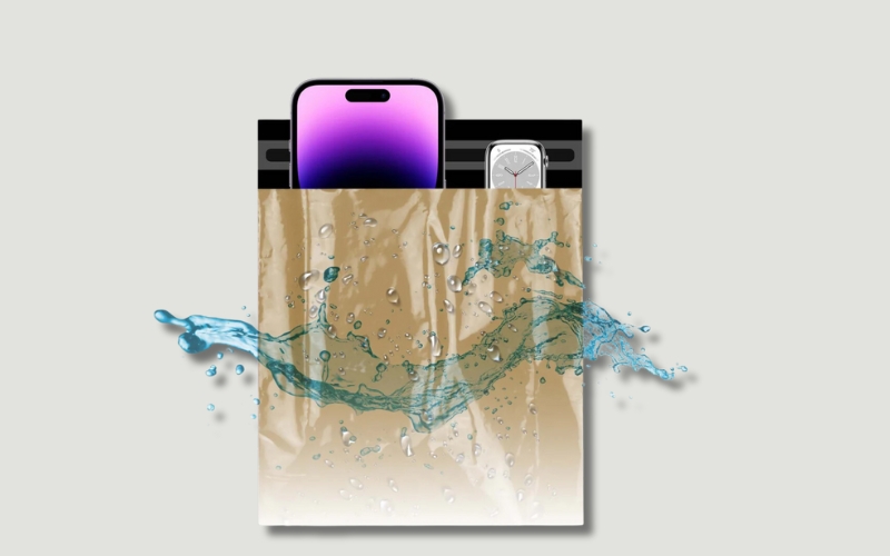 Poly mailers offer excellent water resistance