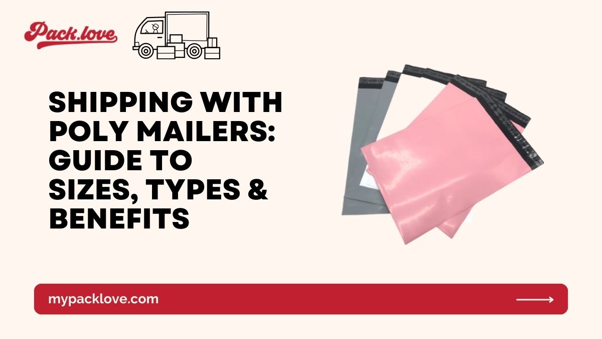 Shipping with poly mailers: Guide to sizes, types & benefits