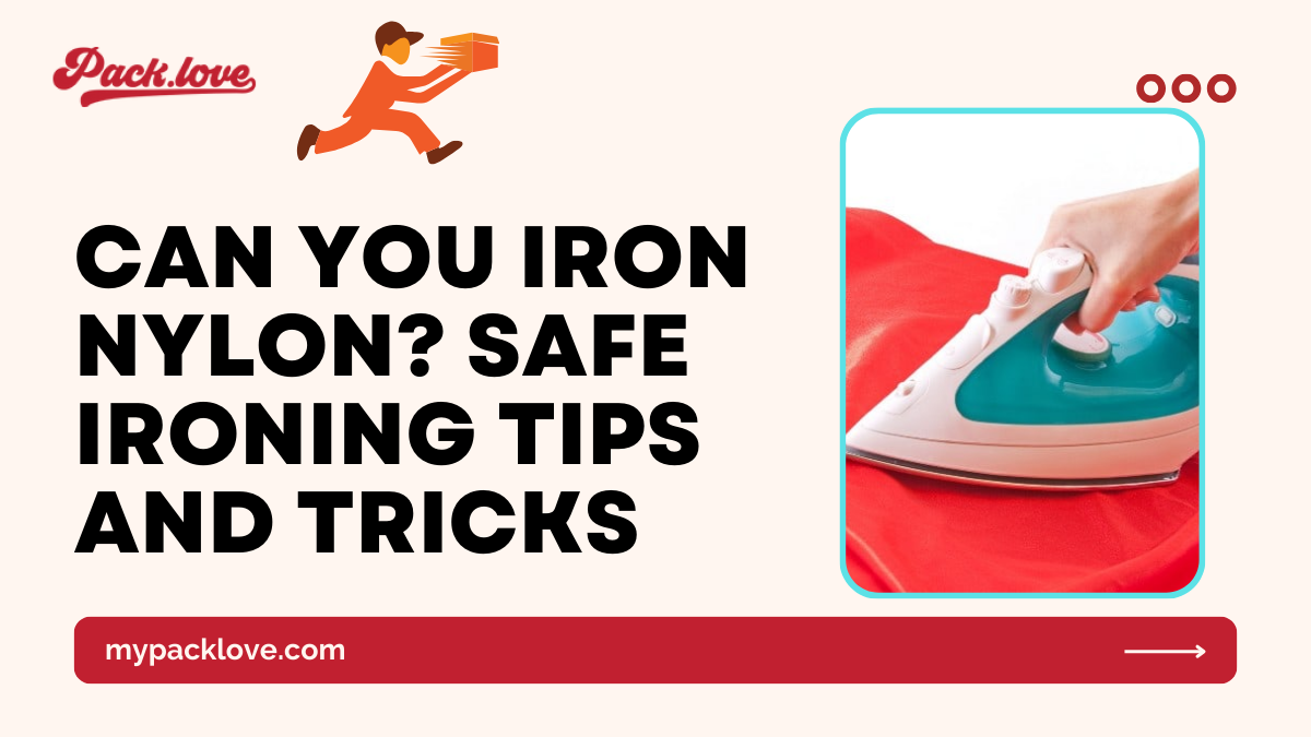 Safe ironing the nylon