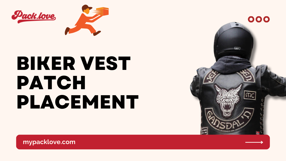 Biker vest patch placement