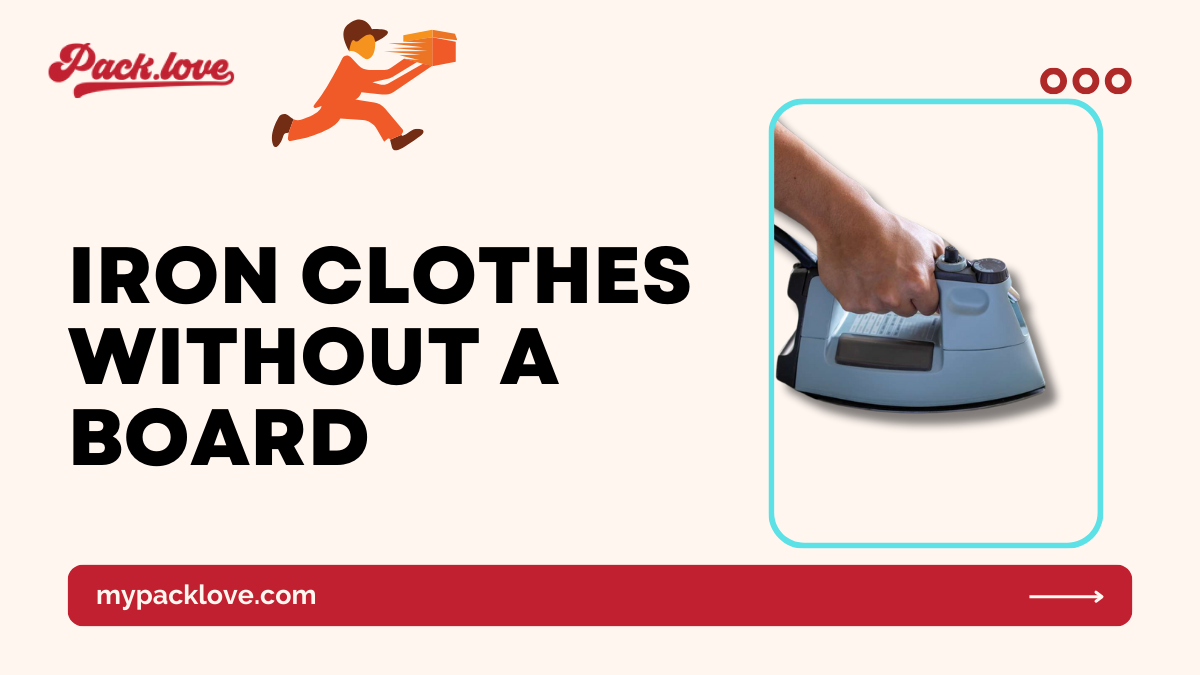 Iron clothes without a board