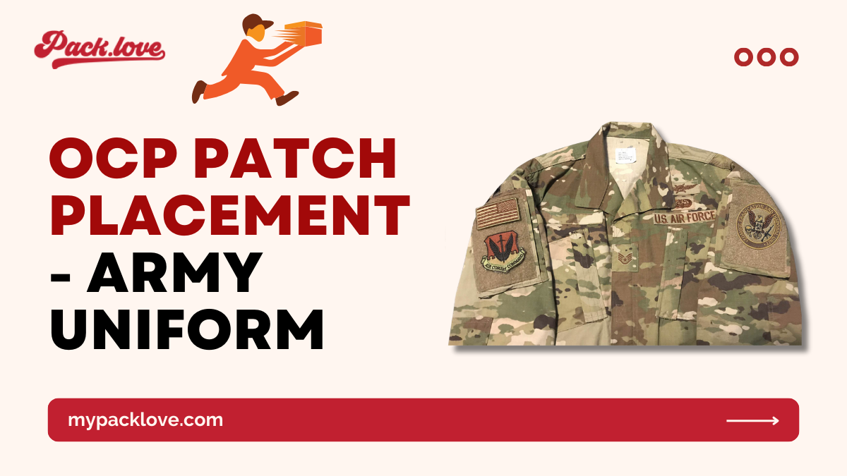OCP patch placement: Army uniform